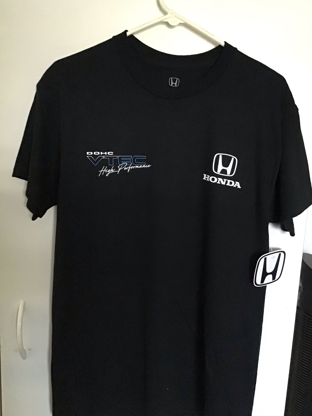 Honda Men’s Black VTEC Performance Logo Short Sleeve Tee